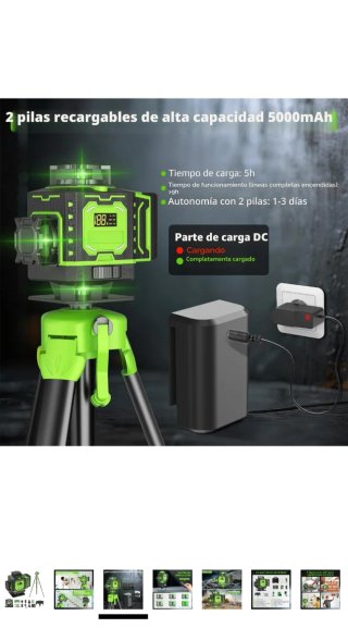 Nivel Láser 360° Autonivelante