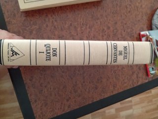 Obra literatura EL Quijote volumen 1y 2