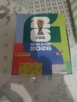 Caja cromos Panini WORLD CUP 2026 con ticket
