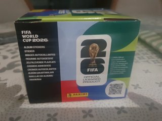 Caja cromos Panini WORLD CUP 2026 con ticket