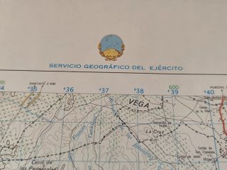 Mapa Militar E. 1:50.000 Padul Granada