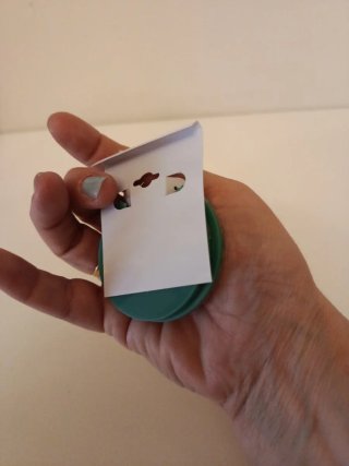 Pendientes Aro Diseño Rayas Glitter