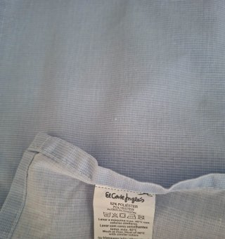 Set biancheria da letto con lenzuolo e due federe 1,50m
