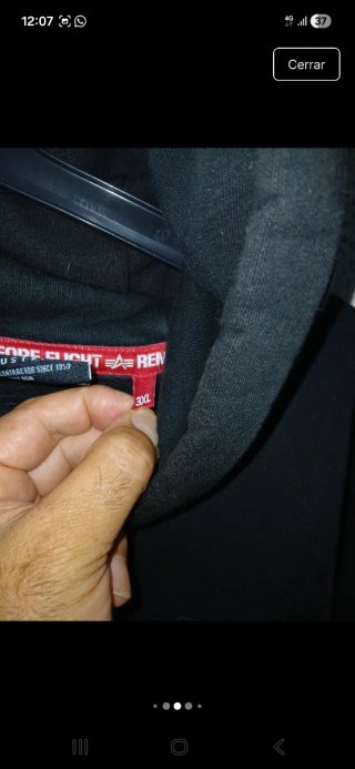 Sudadera Alpha Industries Negra