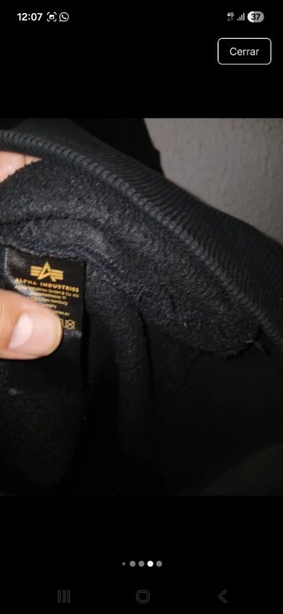 Sudadera Alpha Industries Negra