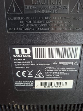 Televisor 32 Negro