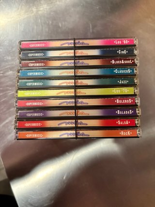 Lote 10 CDs Música Supermusic Varios Géneros