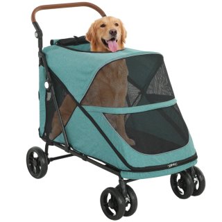 Carrito Perro Plegable 1 Botón hasta 30kg