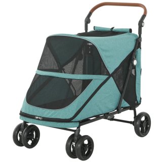 Carrito Perro Plegable 1 Botón hasta 30kg