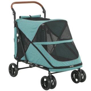 Carrito Perro Plegable 1 Botón hasta 30kg