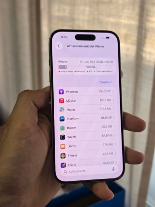 iPhone 15 Pro 128GB Plata