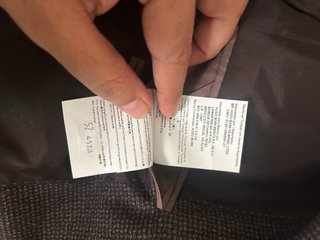 Pantalones Lana Hugo Boss Invierno azul marino