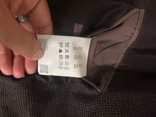 Pantalones Lana Hugo Boss Invierno azul marino