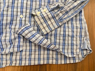 Camisa Tommy Hilfiger cuadros azul y blanco