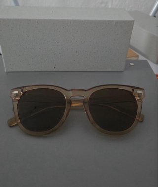 Gafas de sol hombre beige/marrón