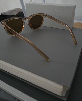 Gafas de sol hombre beige/marrón