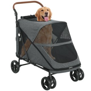Carrito Perro Plegable 1 Botón hasta 30kg