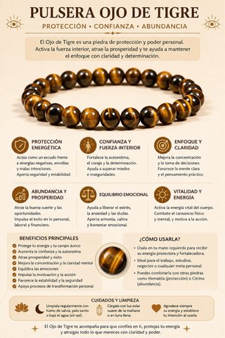 Pulsera ojo de tigre