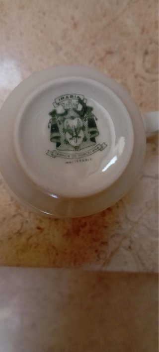 Vajilla Irabia Porcelana Azul y Blanca