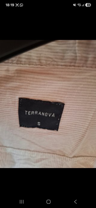 Camisa Terranova blanca hombre, en buen estado S