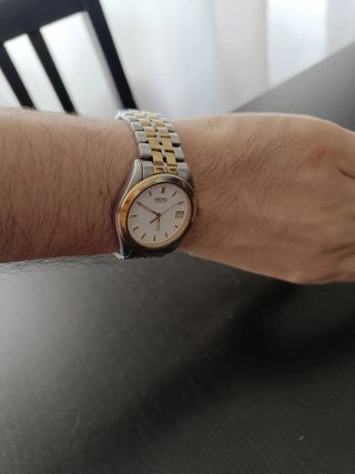 Reloj Seiko vintage Oro y Plata 36mm 1992