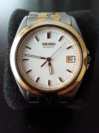 Reloj Seiko vintage Oro y Plata 36mm 1992