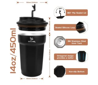 Taza Frío-Calor Wallfid Amarilla