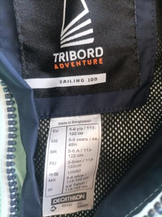 Chaqueta/parka Tribord y Cazadora Zara niño T122