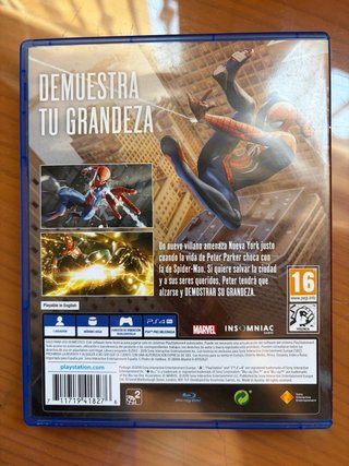 Marvel Spider-Man PS4 (PlayStation 4)