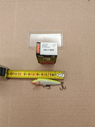 Esca artificiale da pesca Rapala 7 cm