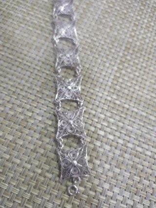 Pulsera Filigrana Cordobesa Plata