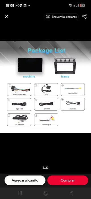 Pantalla playcard kia picanto 2007