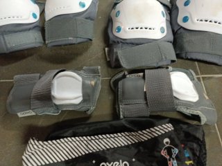 Set Protecciones Patinaje Oxelo Talla S