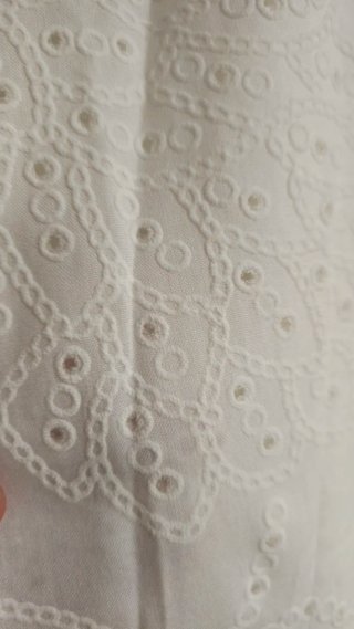 Falda Ibicenca Blanca Talla Única Nueva