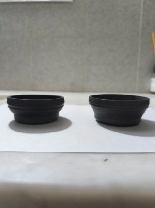 N.2 Paraluce per obiettivi da52 e 55 mm