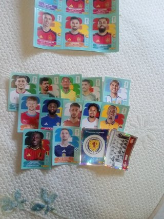 6 cromos Selección España FIFA world cup 2026