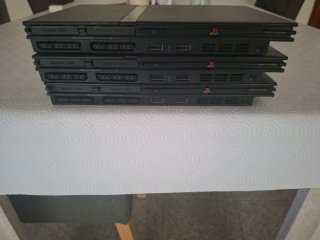 3 consolas  ps2 slim para piezas sin probar