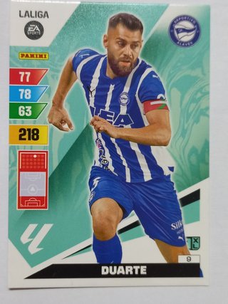 Carta Duarte Deportivo Alavés 2023 Panini