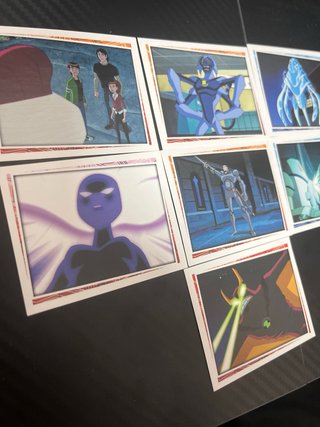 7 Cromos Ben 10 Ultimate Alien - TOOPS