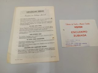 Propaganda electoral franquista 1971
