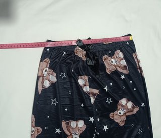 Pijama Oso Corazón Shein Negro – Talla / Size M