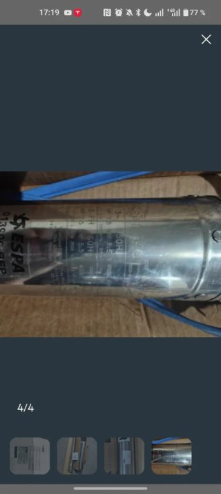 Bomba de agua sumergible