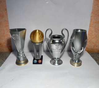 Replica Coppe Calcio 4 Pezzi Cm 11