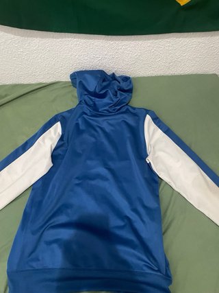 Sudadera Jordan Air Talla S Color Azul y blanco