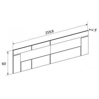 Cabecero Rambla led y 2 mesitas nuevas a
