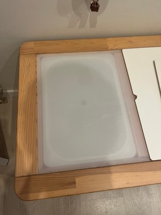 Tavolo Flisat Ikea in legno bianco