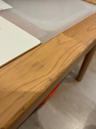 Tavolo Flisat Ikea in legno bianco