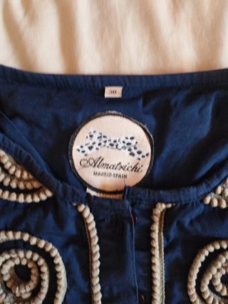 Vestido Almatrichi Vintage Azul
