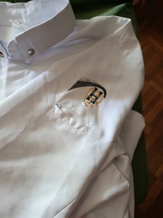Uniforme de Cocinero Blanco y Negro