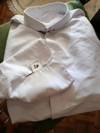 Uniforme de Cocinero Blanco y Negro